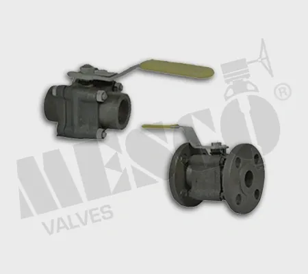 Forged steel 3 piece ball valves – forged ball valve manufacturer India