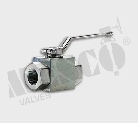 High pressure screwed end SS bar-stock ball valve