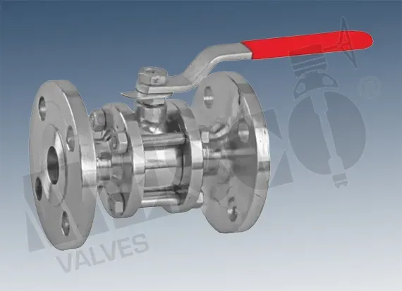 Three piece flanged ball valves – 3 pc ball valve manufacturer India