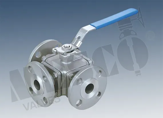 Three way flanged ball valve – 3 way ball valve supplier India