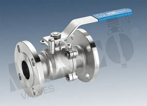 Two piece flanged ball valves – 2 pc ball valve supplier India